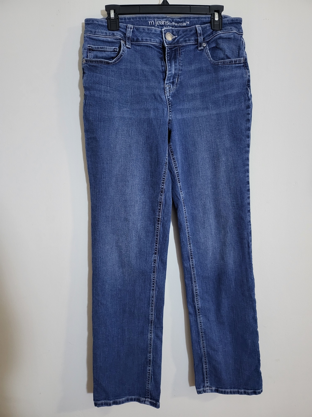 M Jeans Maurices Straight-Leg Women's Jeans in Medium Blue